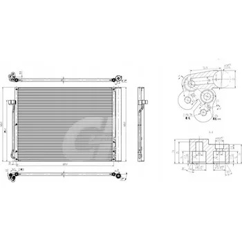 Klimatizace automobilu Hart 607 812 Kondenzátor klimatizace