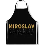 IMPAR Zástěra Mužská jména Gold, Miroslav