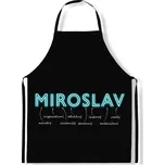 IMPAR Zástěra Mužská jména Neon, Miroslav