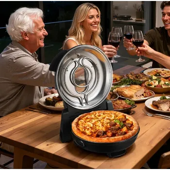 Příprava pizzy Deminas | Domácí elektrická pizza kamna, pizzamaker