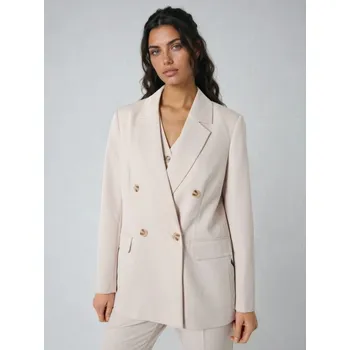 Sinsay - Sako s ozdobnými knoflíky - béžová - 441GY-02X - 441GY-02X-XS
