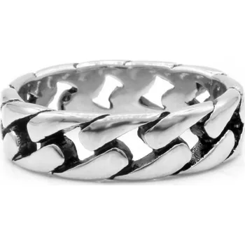 Prsten Prosperk Prsten ocelový řetěz Velikost prstenů: 14 (EU: 72-73)