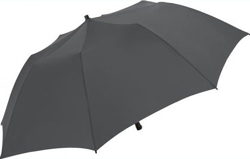 Fare skládací plážový slunečník do kufru CAMPER tmavě šedý s UV 50