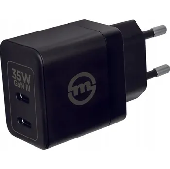 Nabíjecí 35W adaptér Mobile Origin GaN III Super Charger 2x USB-C - černý