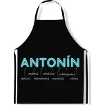 IMPAR Zástěra Mužská jména Neon, Antonín