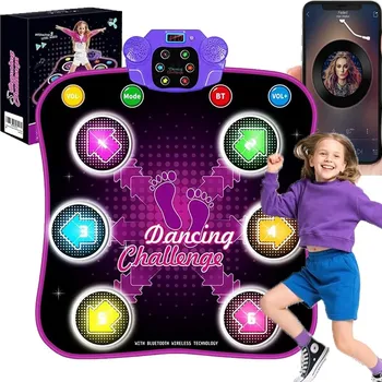 PODLOŽKA NA TANCOVÁNÍ HUDEBNÍ HRA DOVEDNOSTNÍ VELKÁ PRO HOLČIČKU 5 REŽIMŮ