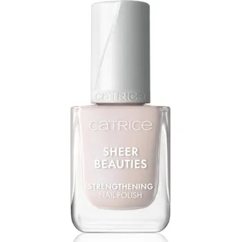 Přípravek na nehty Catrice Sheer Beauties Strengthening Nail Polish posilující lak na nehty odstín 020 Roses Are Rosy 10.5 ml