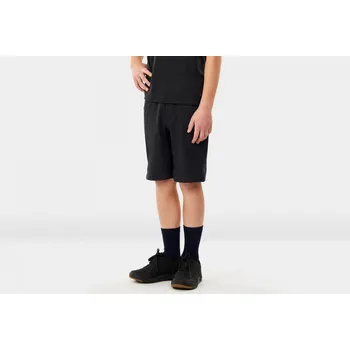Cyklistické kalhoty TREK Evoke Youth Mountain dětské kraťasy black, L