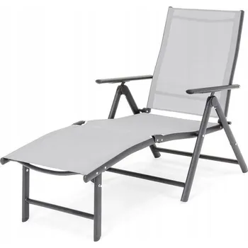 Zahradní nábytek Lehátko kovové šedé Timeless Tools