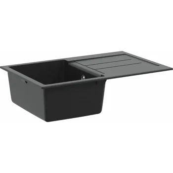 Nerezový dřez vidaXL Dřez Černá 780 x 500 mm 80% Křemenné a 20% Pryskyřice [42028392]