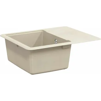 Nerezový dřez vidaXL Dřez Béžová 560 x 460 mm 80% Křemenné a 20% Pryskyřice [42028414]