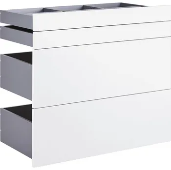 Šatní skříň Sada Zásuvek Unit, bílá, 91 cm, 83 cm, 47 cm