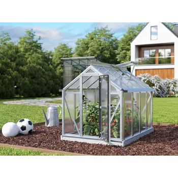 Skleník VITAVIA GARDEN Miniskleník VITAVIA MERLIN PC 4 mm stříbrný (2851) LG4797