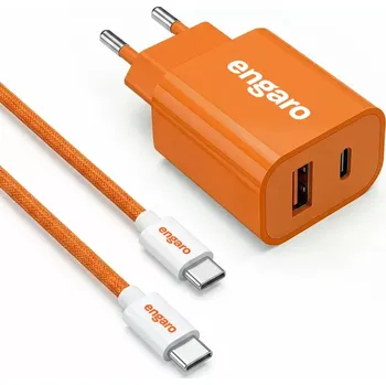 engaroPower rychlonabíječka s 2-metrovým pleteným USB-C kabelem