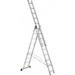 ALUMET Alumet, HL3 5311 EUK 3-dílný žebřík 3 x 11 příček, slož. výška 2,94 m, max. 150 kg
