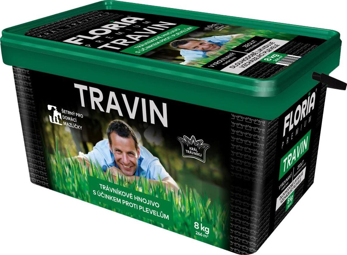 AGRO Floria Premium Travin 8 kg granulovaný, Král trávníků AGRO 008481