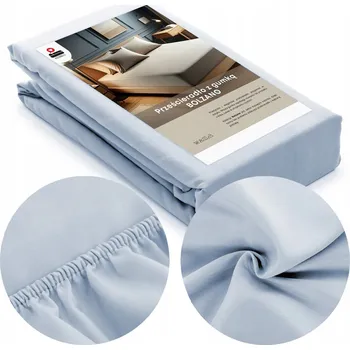 Prostěradlo Prostěradlo s gumou Łóżkoholicy bavlněný satén 90 x 200 cm