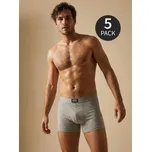 Sinsay - Bavlněné boxerky, 5 balení - šedá - 206GW-09M - 206GW-09M-M