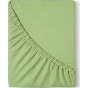 Prostěradlo Kvalitex Jersey prostěradlo s lycrou světle zelené 120x200cm
