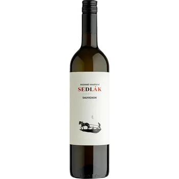 Víno Sauvignon, pozdní sběr, suché, Sedlák, 0,75l