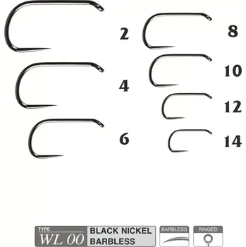 Rybářský háček Muškařské háčky Traper Hikara WL00 vel. 6