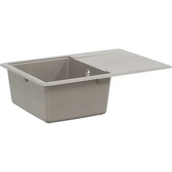 Nerezový dřez vidaXL Dřez Šedá 670 x 460 mm 80% Křemenné a 20% Pryskyřice [42028409]