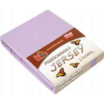 Prostěradlo Prostěradlo jersey s gumou 180x200 vřesové KARO