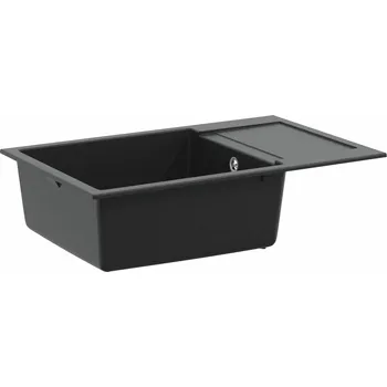 Nerezový dřez vidaXL Dřez Černá 780 x 500 mm 80% Křemenné a 20% Pryskyřice [42028400]