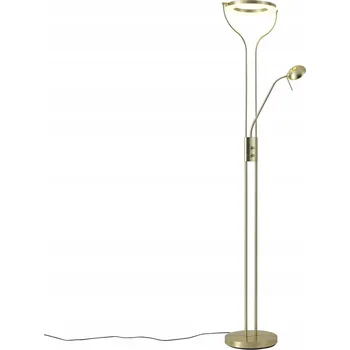 Stojací lampa Moderní stojací lampa zlatá s ramenem na čtení, včetně LED