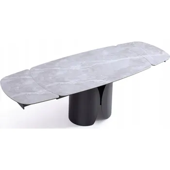 Jídelní stůl Rozkládací obdélníkový jídelní stůl keramický 160(240)x90cm Ischia Šedý