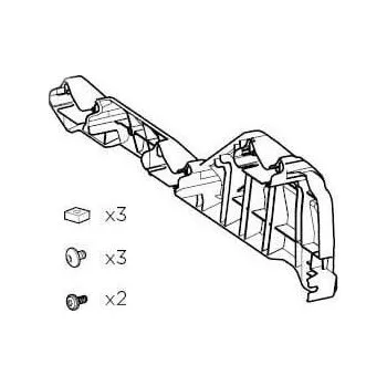 Příslušenství ke střešnímu nosiči Thule Side cover right 3B TH1500055693