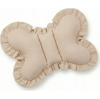 Polštář Polštář Motýlek proti otřesům pro děti 100% Bavlna s vlnkou Béžová