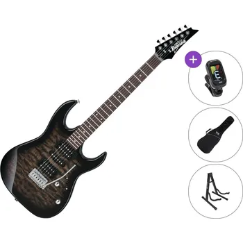 Kytara Ibanez GRX70QA-TKS SET Transparent Black Burst Elektrická kytara