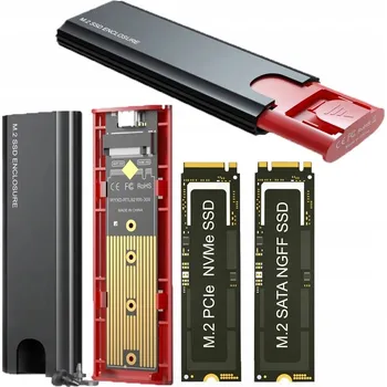 IP kamera Pouzdro pro SSD NVMe M.2 PCIE na USB 3.1 Typ C