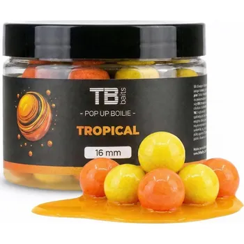 Boilies TB Baits Plovoucí Boilie Pop-Up Tropical + NHDC 50 g průměr: 12 mm