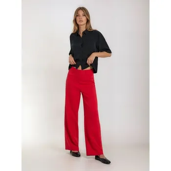 Sinsay - Kalhoty wide leg s příměsí viskózy - červená - 900GZ-33X - 900GZ-33X-S