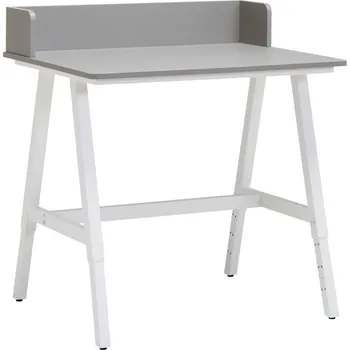 Psací stůl Psací stůl Emmelie, šedá, bílá, 54-85 cm, 60 cm, 80 cm