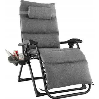 Zahradní nábytek Zahradní křeslo Timeless Tools technorattan šedé