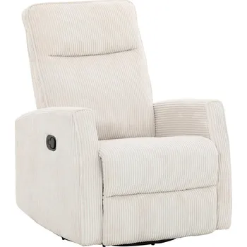 Křeslo Relaxační křeslo Melinda, béžový manšestr, max. 120 kg, béžová, 76 cm, 103 cm, 93 cm