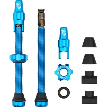 Cyklo nářadí WOLF TOOTH Ventilky Tubeless Valve Stem Kit Clik Valve 60mm Modrá + DÁREK