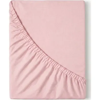 Prostěradlo Kvalitex Jersey prostěradlo s lycrou světle růžové 180x200cm