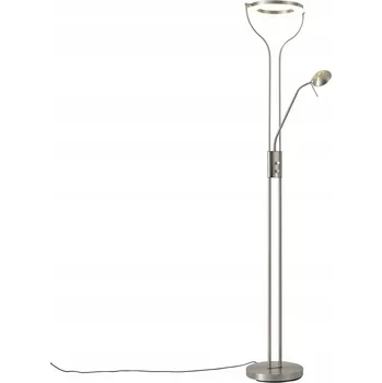 Stojací lampa Moderní ocelová stojací lampa s ramenem na čtení, včetně LED