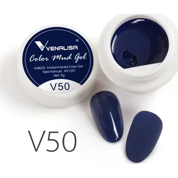 Přípravek na nehty Venalisa UV Mud Gel - Midnight Blue