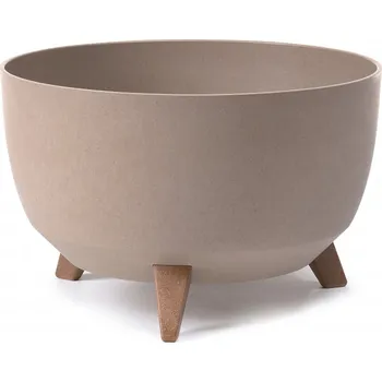 Květináč Plastová mísa pr. 40 cm LAMELA Roma Eco Coffee latte