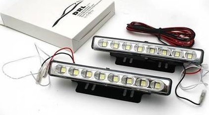 Světla pro denní svícení DRL 002 - 8LED (Plně homologované světla!)