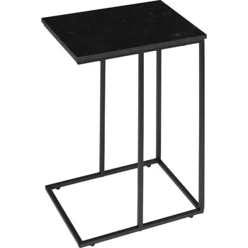 Psací stůl ModernHome BJ403066CT Mobilní odkládací stolek s kovovým rámem, černý