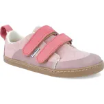 Barefoot plátěné tenisky Pegres - BF57U růžové vegan Velikost: 37