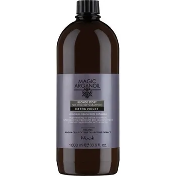 Šampon Nook Magic Arganoil Blonde Story No Yellow extra violet šampon 1000 ml
