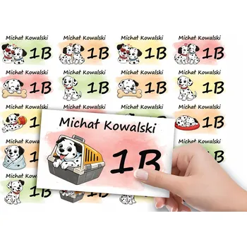 samolepka SAMOLEPKY NA SEŠIT 20 ks - ZVÍŘE PES PEJSEK PSI DALMATIN