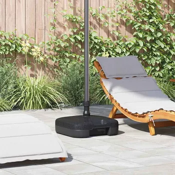 Stínicí technika vidaXL Základna pro slunečník Černá 45 x 45 x 29,5 cm [42006928]